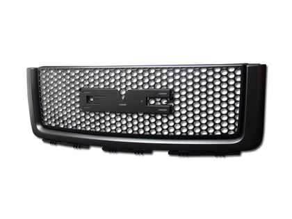 For 2007-2013 GMC Sierra 1500 OE - Denali Style Grille Gloss Black