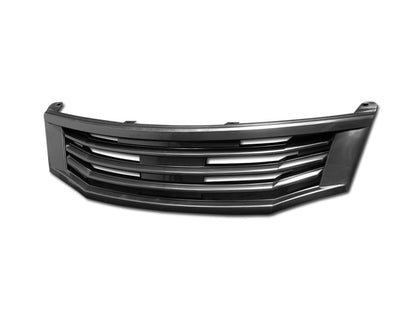 For 2008-2010 Honda Accord Sedan Horizontal Grille Gloss Black