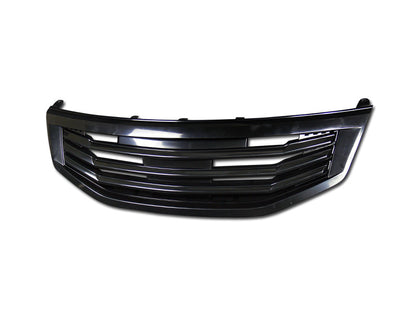 For 2011-2012 Honda Accord Sedan Horizontal Grille Gloss Black