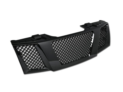 For 2004-2007 Nissan Titan Mesh Grille Gloss Black