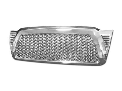 For 2005-2011 Toyota Tacoma Mesh Grille Chrome