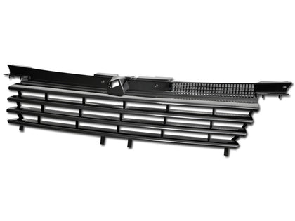 For 1999-2004 Volkswagen Jetta Horizontal Grille Gloss Black