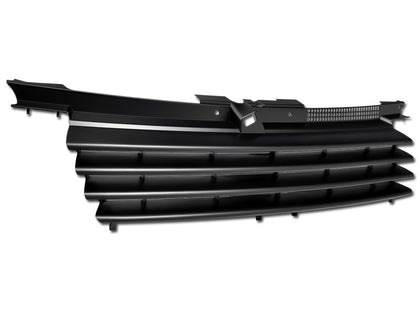 For 1999-2004 Volkswagen Jetta Horizontal Grille Matte Black