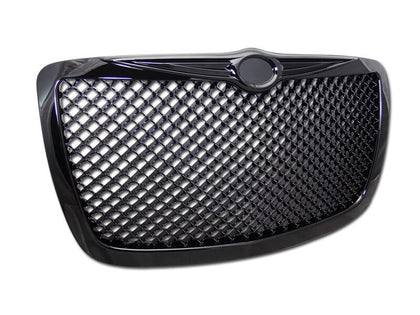For 2005-2010 Chrysler 300/300C Mesh Grille Matte Black