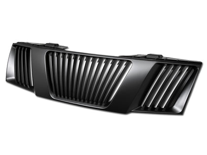 For 2005-2008 Nissan Frontier Vertical Grille Matte Black