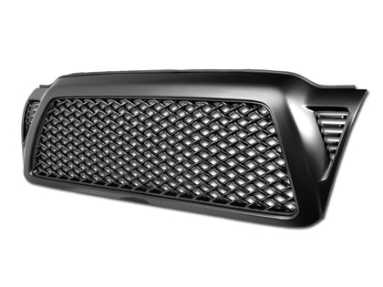 For 2005-2011 Toyota Tacoma Mesh Grille Matte Black