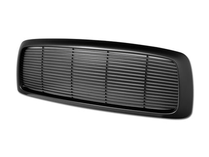 For 2002-2005 Dodge Ram 1500 Horizontal Grille Matte Black