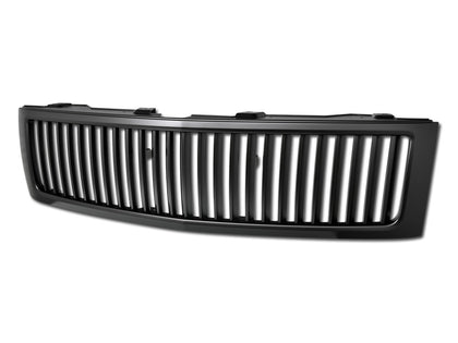For 2007-2013 Chevy Silverado 1500 Vertical Grille Matte Black