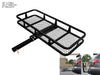 For 2" Hitch Cargo Carrier 20" X 58" Basket Style Fold Up Trailer Hitch - Black