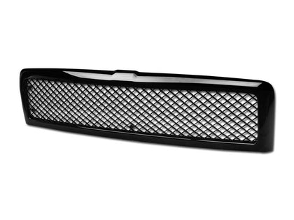 For 1994-2001 Dodge Ram 1500 Mesh Grille Gloss Black