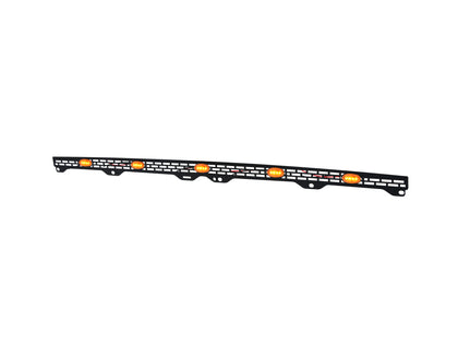 For 2014-2020 Toyota Tundra Hood Insert W/Lights Matte Black