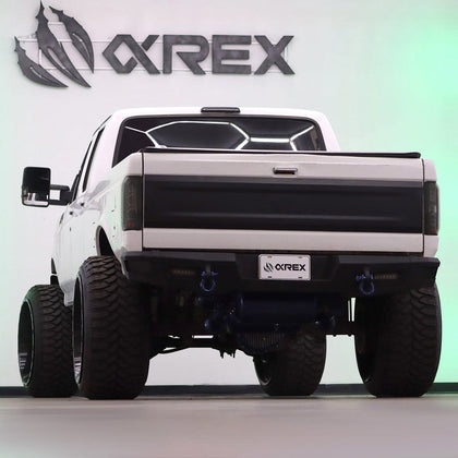 87-96 Ford F-Series/Bronco LUXX-Series LED Tail Lights Black Red