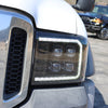 92-96 Ford F-Series/Bronco NOVA-Series LED Projector Headlights Chrome