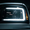 92-96 Ford F-Series/Bronco PRO-Series Halogen Projector Headlights Alpha-Black