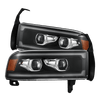 94-01 Dodge Ram 1500/94-02 Ram 2500/3500 LUXX-Series LED Headlights Black