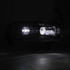 94-01 Dodge Ram 1500/94-02 Ram 2500/3500 LUXX-Series LED Headlights Black