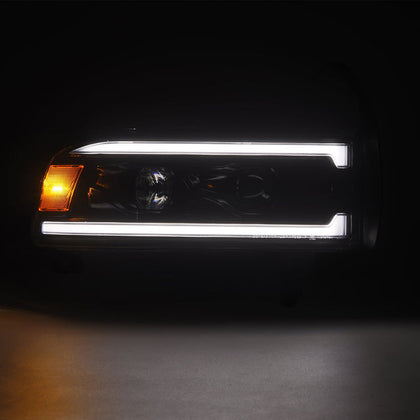 94-01 Dodge Ram 1500/94-02 Ram 2500/3500 LUXX-Series LED Headlights Alpha-Black