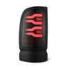 94-01 Dodge Ram 1500/94-02 Ram 2500/3500 LUXX-Series LED Tail Lights Black