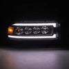 94-01 Dodge Ram 1500/94-02 Ram 2500/3500 NOVA-Series LED Headlights Black