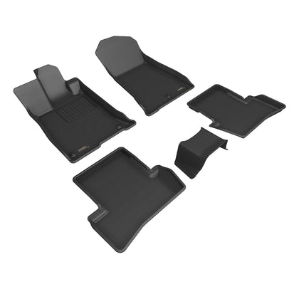 3D MAXpider Compatible with ACURA TLX 2021-2025 AWD & FWD KAGU BLACK R1 R2