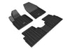 3D MAXpider Compatible with HYUNDAI SANTA FE 2019-2020 ELITECT BLACK R1 R2