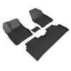 3D MAXpider Compatible with KIA EV6 2022-2024 KAGU BLACK R1 R2 (4 PCS)