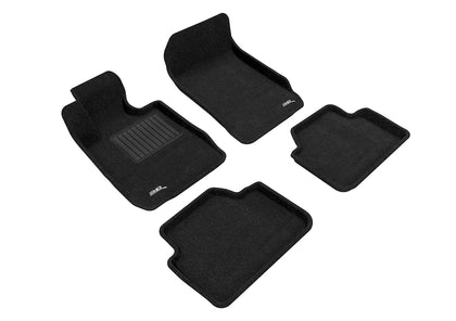 3D MAXpider Compatible with BMW 3 SERIES SEDAN (E90) RWD 2006-2011 ELEGANT BLACK R1 R2