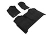 3D MAXpider Compatible with CHEVROLET SILVERADO GMC SIERRA 1500 CREW CAB 2007-2013 ELEGANT BLACK R1 R2