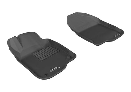 3D MAXpider Compatible with CHEVROLET MALIBU 2008-2012 KAGU BLACK R1 (2 EYELETS)