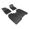 3D MAXpider Compatible with CHEVROLET SILVERADO EV CREW CAB 2024-2026 KAGU BLACK R1 R2 (VINYL FLOOR, NO MULTI-FLEX MIDGATE, NO FACTORY SUBWOOFER)