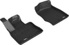 3D MAXpider Compatible with FORD POLICE INTERCEPTOR UTILITY EXPLORER 2020-2024 VINYL FLOOR KAGU BLACK R1