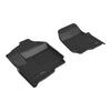 3D MAXpider Compatible with FORD F-250 350 450 SUPERCAB CREW CAB 2017-2026 KAGU BLACK R1 (VINYL FLOORS)