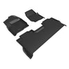 3D MAXpider Compatible with FORD F-250350450 CREW CAB 2017-2026 BENCH SEAT, KAGU BLACK R1 R2 (W UNDERSEAT STORAGE)