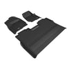 3D MAXpider Compatible with FORD F-250 350 450 CREW CAB 2017-2026 BENCH SEAT, KAGU BLACK R1 R2 (NO UNDERSEAT STORAGE)