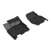 3D MAXpider Compatible with FORD F-150 SUPERCAB SUPERCREW 2015-2026 F-150 LIGHTNING 2022-2026 BUCKET SEATS, KAGU BLACK R1 (VINYL FLOORS)
