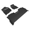 3D MAXpider Compatible with FORD F-250 350 450 CREW CAB 2023-2026 BENCH SEAT, KAGU BLACK R1 R2 (VINYL FLOOR, WUNDERSEAT STORAGE)