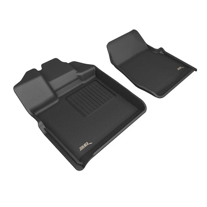 3D MAXpider Compatible with FORD F-150 REGULAR CAB 2015-2025 BENCH SEAT, KAGU BLACK R1 (VINYL FLOOR)