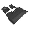 3D MAXpider Compatible with FORD F-250350450 SUPERCAB CREW CAB BENCH 2017-2026 KAGU BLACK R1 R2 (VINYL FLOOR, NO UNDERSEAT STORAGE)