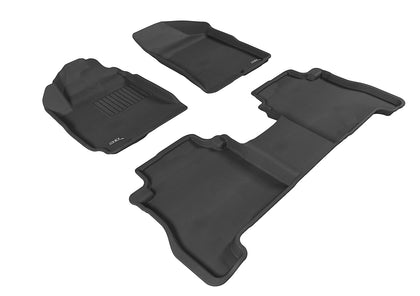 3D MAXpider Compatible with HYUNDAI SANTA FE 2010-2012 KAGU BLACK R1 R2 (2 EYELETS)