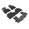 3D MAXpider Compatible with HYUNDAI SANTA FE HYBRID 2024-2025 KAGU BLACK R1 R2 R3