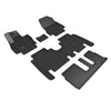 3D MAXpider Compatible with HYUNDAI IONIQ 9 7-SEAT 2026 KAGU BLACK R1 R2 R3