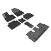 3D MAXpider Compatible with HYUNDAI PALISADE 7-SEAT 2026 GAS KAGU BLACK R1 R2 R3