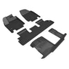 3D MAXpider Compatible with INFINITI QX60 7-SEAT 2022-2025 KAGU BLACK R1 R2 R3
