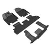 3D MAXpider Compatible with INFINITI QX60 6-SEAT 2022-2025 KAGU BLACK R1 R2 R3