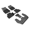 3D MAXpider Compatible with JEEP GRAND CHEROKEE L (WL) 6-SEAT W/O REAR CENTER CONSOLE 2022-2026 KAGU BLACK R1 R2 R3