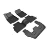 3D MAXpider Compatible with JEEP GRAND CHEROKEE L (WL) 6-SEAT WITH REAR CENTER CONSOLE 2022-2025 KAGU BLACK R1 R2 R3