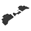 3D MAXpider Compatible with LEXUS GX 5-SEAT 2024-2027 TOYOTA LAND CRUISER 5-SEAT (2024-2027 KAGU BLACK R2 (W COOL BOX)