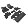 3D MAXpider Compatible with LEXUS GX (7 Seat TRIM FOR R2 Cool Box) 2024-2025 KAGU BLACK R1 R2 R3
