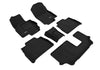 3D MAXpider Compatible with MERCEDES-BENZ GLE-CLASS 7-SEAT SUV (W167) 2020-2022 AMG GLE5363 SUV (W167) 2021-2022 ELEGANT BLACK R1 R2 R3