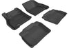 3D MAXpider Compatible with NISSAN LEAF 2011-2012 KAGU BLACK R1 R2